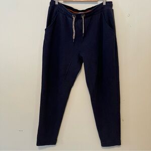 Carbon 2 Cobalt Superlative Cotton Jogger Sweatpants Tapered Leg Men's XL Navy